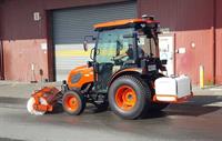 Tractor with Sweeper