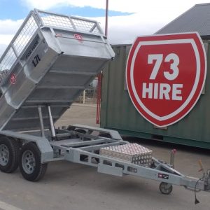 Hydraulic Tip Trailer with Crate