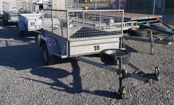 Single Axle Trailer with Crate 1.8 x 1.2 (6x4)